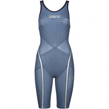 Arena W Pwsk Carbon Ultra Fbslo Bañador 1 Pieza, Mujer, Blanco,Gris, 28