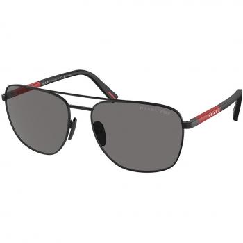 Prada Linea Rossa PS54ZS Polarized Men's Sunglasses Black Size 60