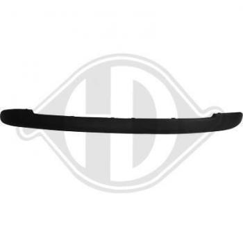 Diederichs - Moldura Delantera Parachoques 206 Cc- 98 06- Adecuada Para 4225053 - Color : Negro