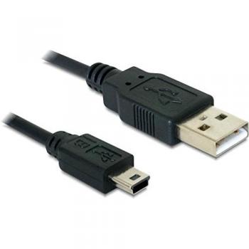 Cable USB 2.0 A a Mini B de 3m, Negro