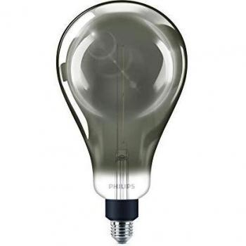 Philips - Bombilla LED 40W, E27, estándar gigante, luz blanca neutra, ahumada, regulable