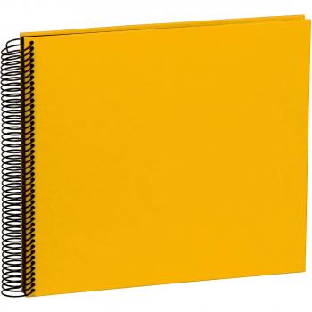 Spiral Album ''Economy'' medium sun +++ 20 sheets photo mounting board black +++ SCRAP - PHOTOBOOK +++ Quality made by Semikolon