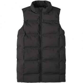 Chaleco Name It Mellow Long para niños - Negro