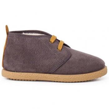 Botas de Niño Pisamonas forro borrego tira camel trasera