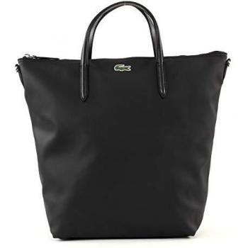 LACOSTE L.12.12 Concept SStrap Vertical Shopping Bag Black