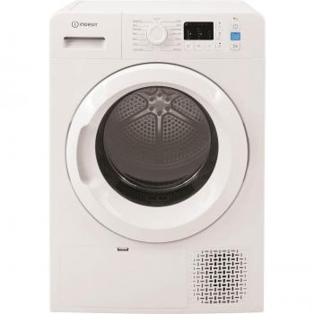 Secadora de Ropa Indesit YTNM1081FR, 8 kg, A+, Condensación con Bomba de Calor, Color Blanco