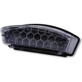 Luz Trasera LED Shin Yo Monster 255-827 Plateado, vidrio teñido, aprobado por E