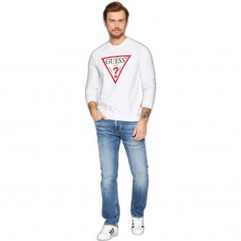 Guess Triangle Logo Slim Fit Sweatshirt for Men