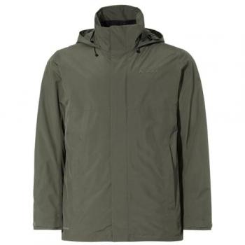 Vaude Men's Rosemoor 3-in-1 Jacket - Green/Kahki - Size M