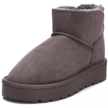 Botín de niña XTI 151117 Beige con doble suela estilo australiano, color gris, talla 37