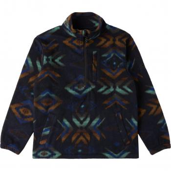 Forro Polar Infantil Billabong Boundary con Cuello Alto, Azul Marino, Talla S