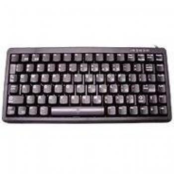 Teclado CHERRY G844100 USB PS2 QWERTY Inglés del Reino Unido Negro, Con cable, Compacto