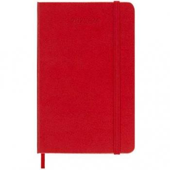 Agenda Moleskine 18 Meses Tapa Dura Semana Vista L Rojo