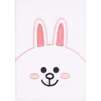 Cuaderno A5 de Felpa Line Friends Cony con diseño adorable