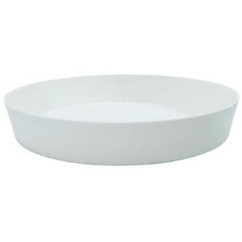Plastiken Plato Redondo para Maceta ø11 cm - Blanco