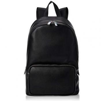 Calvin Klein - Punched Round Backpack, Shoppers y bolsos de hombro Hombre, Negro