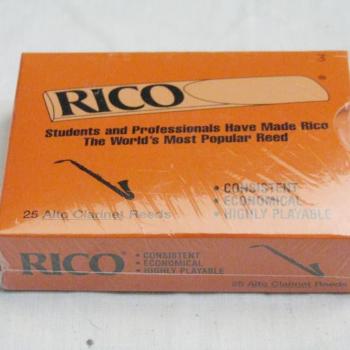 D'Addario Rico Alto Clarinet Reeds (Box of 25) - Strength 3
