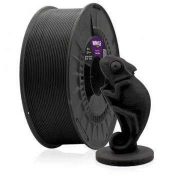Filamento PLA Mate Negro Grafito 1,75 mm 1kg Winkle para impresoras 3D FDM
