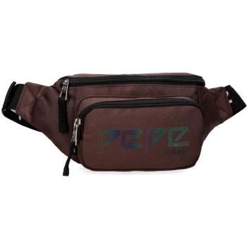 Pepe Jeans Osset Riñonera Marrón 35x13x5 cms Poliéster