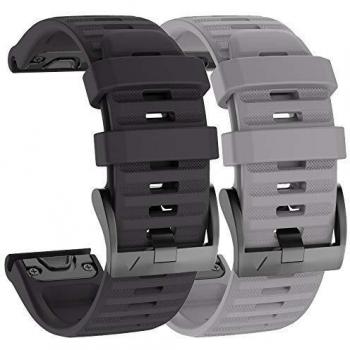 Isabake Correa de Reloj para Garmin Fenix 6X / 6X Pro, Fenix 5X / 5X Plus, Accesorios Fenix 3/3 HR, Banda QuickFit de 26 mm de Ancho