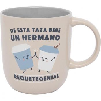 Taza Mr. Wonderful De esta taza bebe un hermano requetegenial