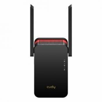 Cudy RE3000 AX3000 WiFi 6 Mesh Extensor de Rango Inalámbrico Doble Banda con Botón WPS, Hasta 2402Mbps, 2 Antenas Externas + 1 Intern
