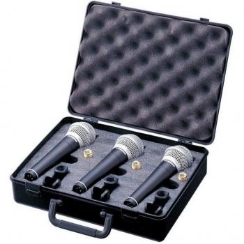 Samson R21 3-Pack Dynamic Cardioid Microphones
