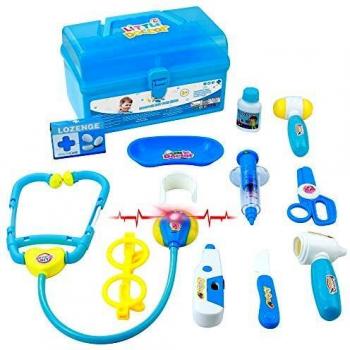 Maletin Medico Juguete Doctora Juguetes con Luz y Sonido Doctora Cosplay Juguetes Juegos Niños 3 4 5 Años