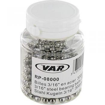 Var VR08000 Bolas de rodamiento, Unisex Adulto, Multicolor, 3/16