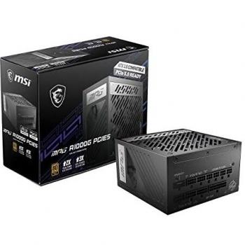 MSI MPG A1000G PCIE5 1000W Power Supply Unit (PSU) - Full Modular, 80+ Gold Certified, ATX Form Factor