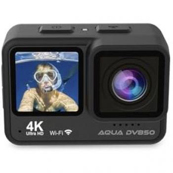Cámara Deportiva Prixton Aqua DV850 4K Sumergible WiFi con Doble Pantalla LCD IPS y Estabilizador de Imagen EIS