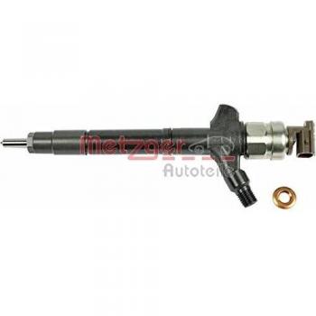 Inyector Common Rail METZGER 0870132 para Toyota Auris, Avensis y Corolla Verso con anillo de sellado