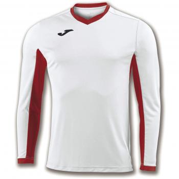 Joma Champion IV M/L Camiseta Equipamiento, Hombre, Blanco/Rojo, 6XS-5XS
