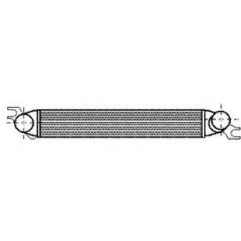 Intercooler VAN WEZEL 06004340 Radiador de aire de admisión para MINI