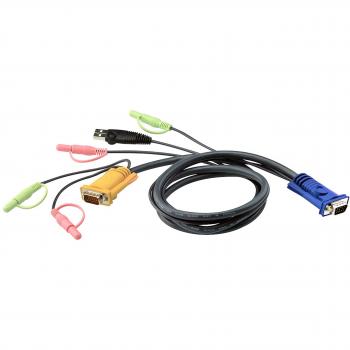 ATEN 2L-5303U Cable KVM USB con Audio y SPHD 3 en 1 de 3 Metros
