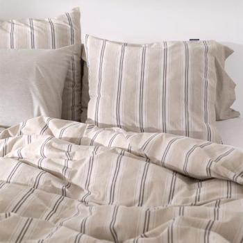 Funda de Almohada Vega 50x75 cm (x2) - 100% Algodón, Calidad de 150 Hilos, Fabricado en España, Beige para Cama 150/160