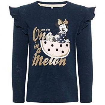 NAME IT - Camiseta de Manga Larga - para niña Dark Sapphire 80