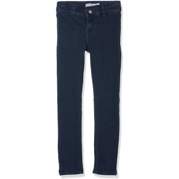 NAME IT Nkfpolly Dnmtera 3077 Pant Noos, Jeans para Niñas, Azul Dark Blue Denim, 116