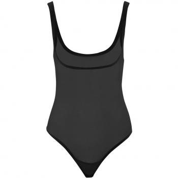 Wolford Tulle Forming String Body - Mujer Negro, 40
