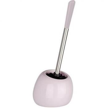 Wenko Polaris Escobillero, Cerámica, Rosa, 14.5x17x34.5 cm