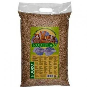 Hugro RODIFLAX Lecho de lino para roedores - 20 l
