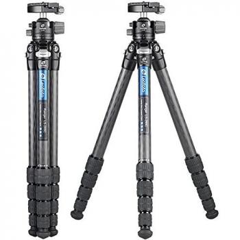 Trípode de carbono Leofoto Ranger LS-285C + Rótula LH-36 con 5 secciones y control de fricción