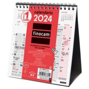 Finocam Calendario Sobremesa 2024 Escribir XS Neutro 140x150 mm Ref. 780140024