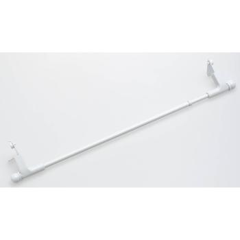 Barra de cortina extensible blanca 'press & go' sin perforaciones