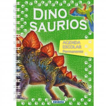 Agenda escolar permanente dinosaurios