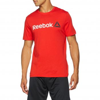 Reebok Qqr Linear Read Camiseta, Hombre, motred, M