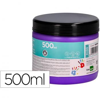 Pintura de dedos negro Liderpapel 500 cc