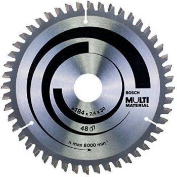 Bosch 2 608 640 506 - Hoja de sierra circular Multi Material - 184 x 30 x 2,4 mm, 48