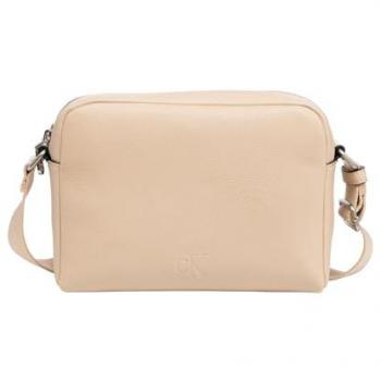 Calvin Klein Beige Webbing Camera Crossbody Bag for Women