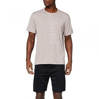 NIKE M Nk Dry Miler SS Po Gx FF Camiseta de Manga Corta, Hombre, String/